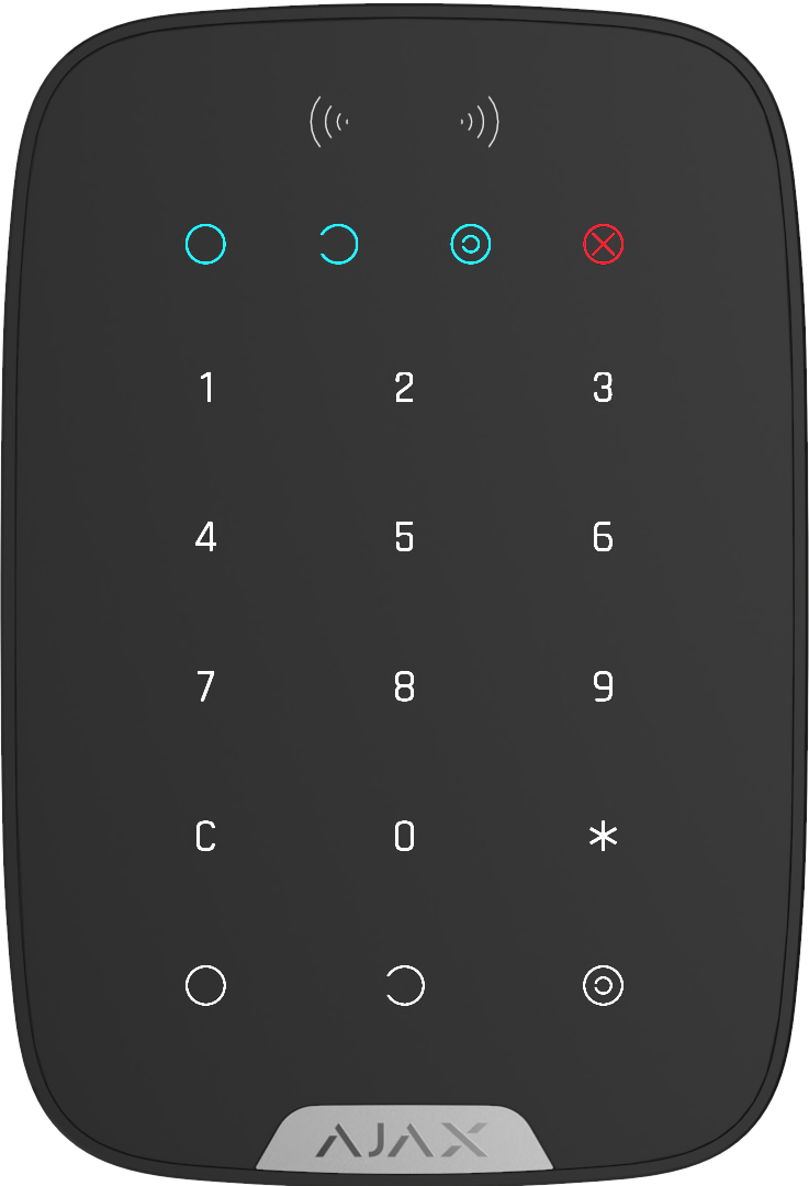 AJAX - KEYPAD PLUS BLACK