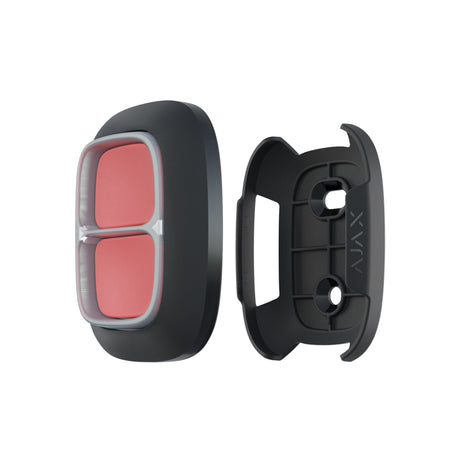 AJAX - HOLDER FOR DOUBLE BUTTON & BUTTON BLACK