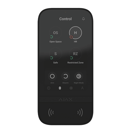 AJAX - KEYPAD TOUCHSCREEN BLACK