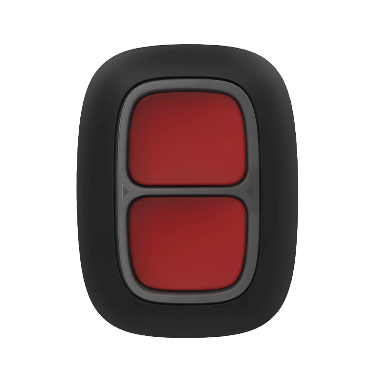 AJAX - DOUBLE BUTTON BLACK