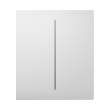 AJAX SYSTEMS - CENTER BUTTON (2-GANG) WHITE
