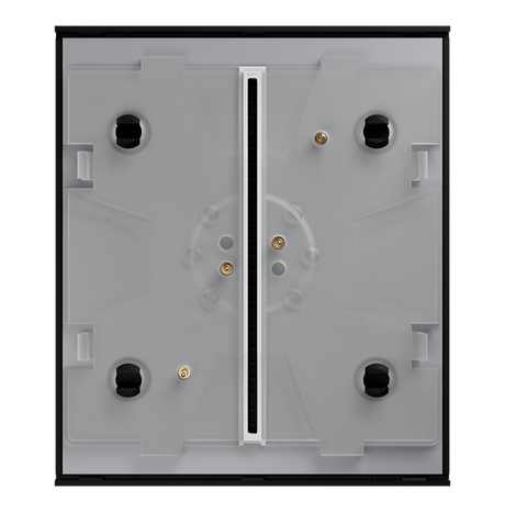 AJAX - CENTER BUTTON (2-GANG) BLACK