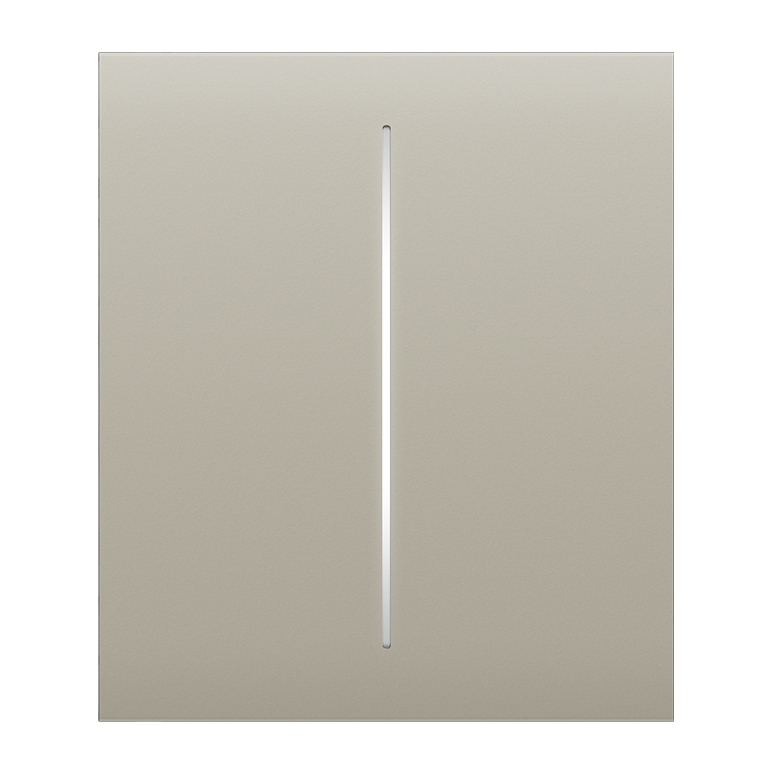 AJAX SYSTEMS - CENTER BUTTON (2-GANG) IVORY