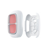AJAX - HOLDER FOR DOUBLE BUTTON & BUTTON WHITE