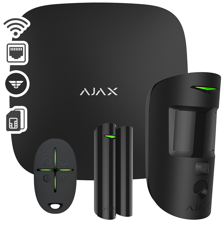 AJAX - STARTER KIT CAM PLUS BLACK