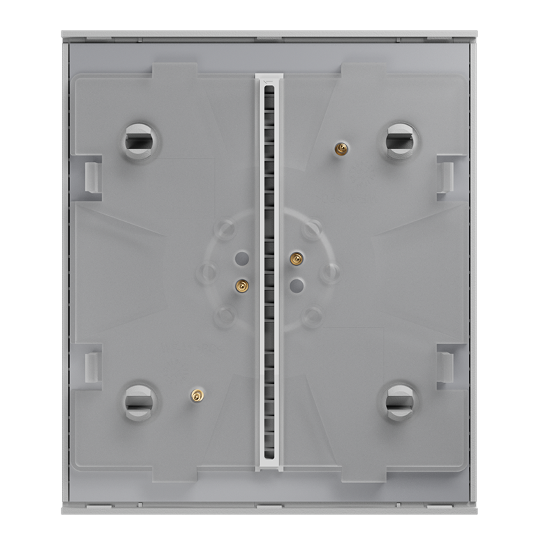 AJAX SYSTEMS - CENTER BUTTON (2-GANG) WHITE