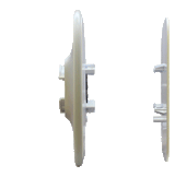AJAX - BRANDPLATE FOR STREET SIREN DOUBLE DECK WHITE
